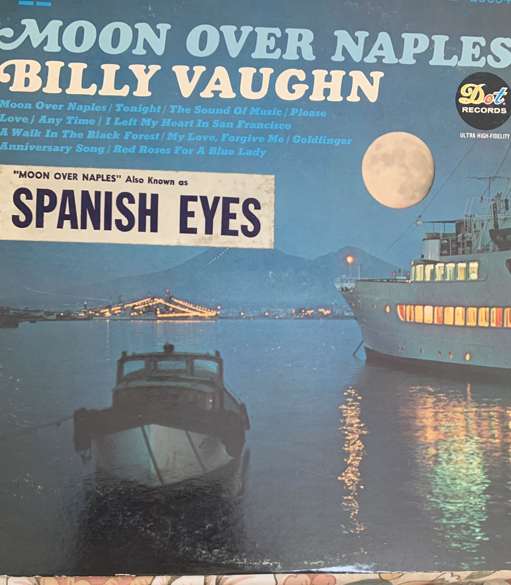 Moon Over Naples by Billy Vaughn “Spanish Eyes” vinyl
