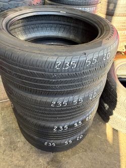 235/55r20 All 4 Goodyear Tires In Great Shape