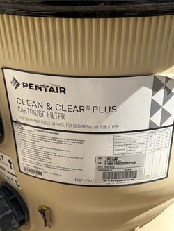 Pool equipment pentair