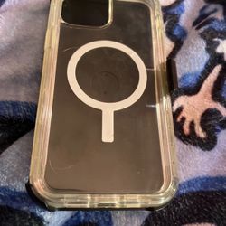 iPhone 13 promax  clear MagSafe case and clip