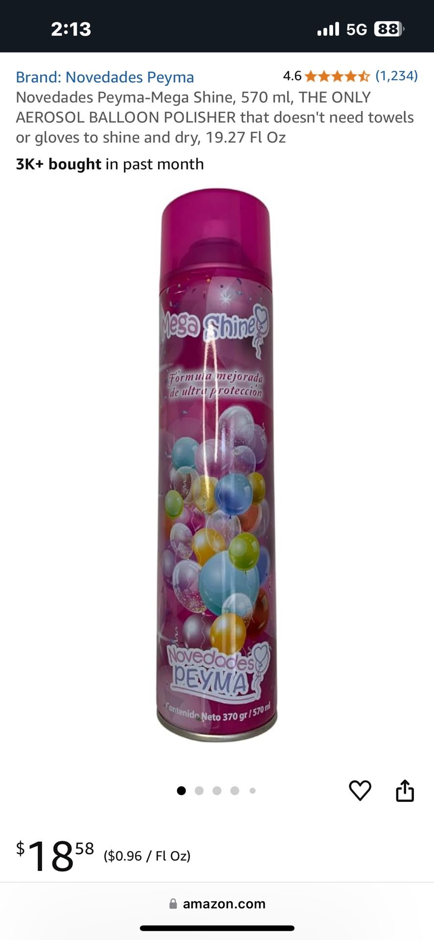 Shine For Balloons