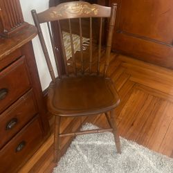 L Hitchcock Oak Stonington Stenciled Chairs -