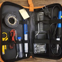 Travel soldering iron kit
