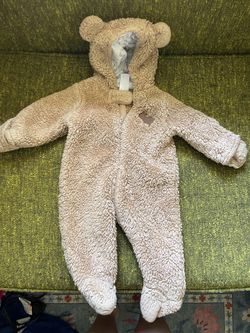 Baby Teddy Bear Fleece Snowsuit