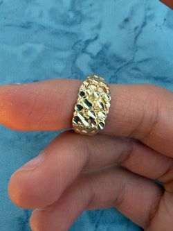 gold nugget ring