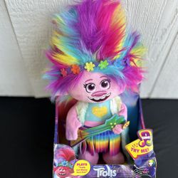 DreamWorks Trolls World Tour Dancing Poppy Feature Plush