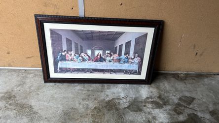 Framed Last Supper Print