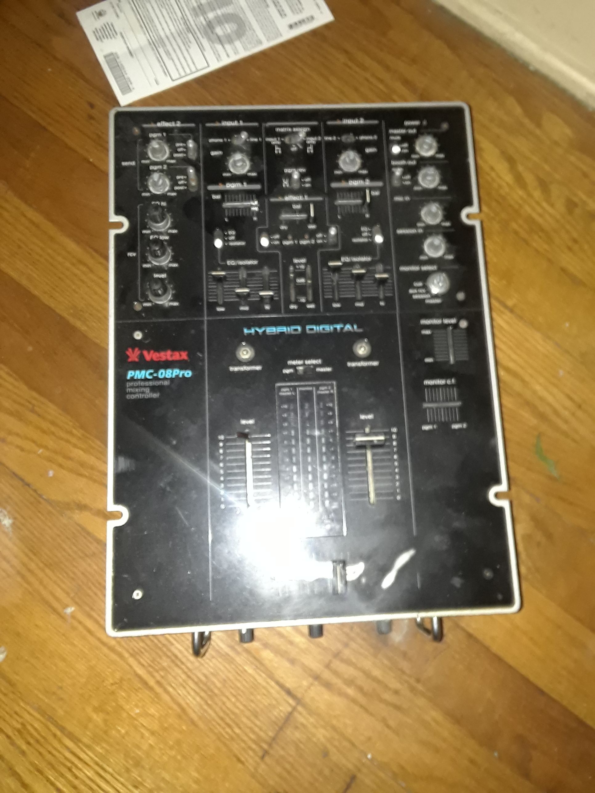 Vestax pmc 08 pro hybrid mixer