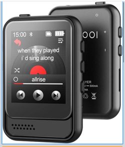 MP3 Player with Bluetooth 5.3,Portable Music Player with Speaker and Micro SD Card Slot