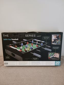 New 2010 Black Series Table Top Foosball Game 