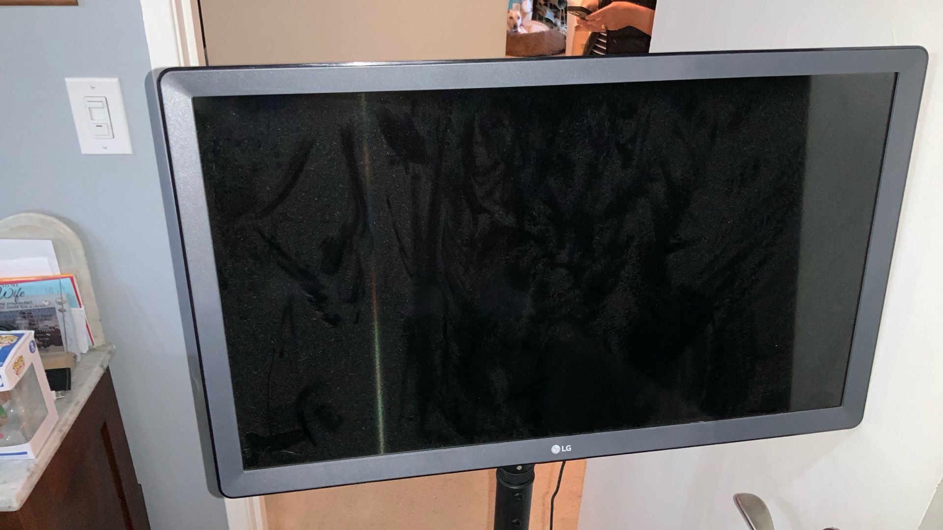 LG   24” Tv With Remote On Stand
