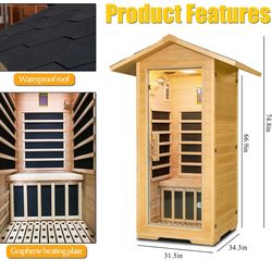 Homsido Indoor/outdoor Infrared Sauna