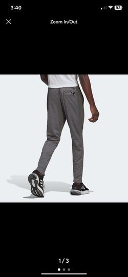 Adidas Aeroready Game Go Tapered Pants Gray HK9829 Men’s LARGE – NEW