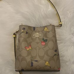 Coach Women's Printed Leather Dreamy Veggie Crossbody Handbag