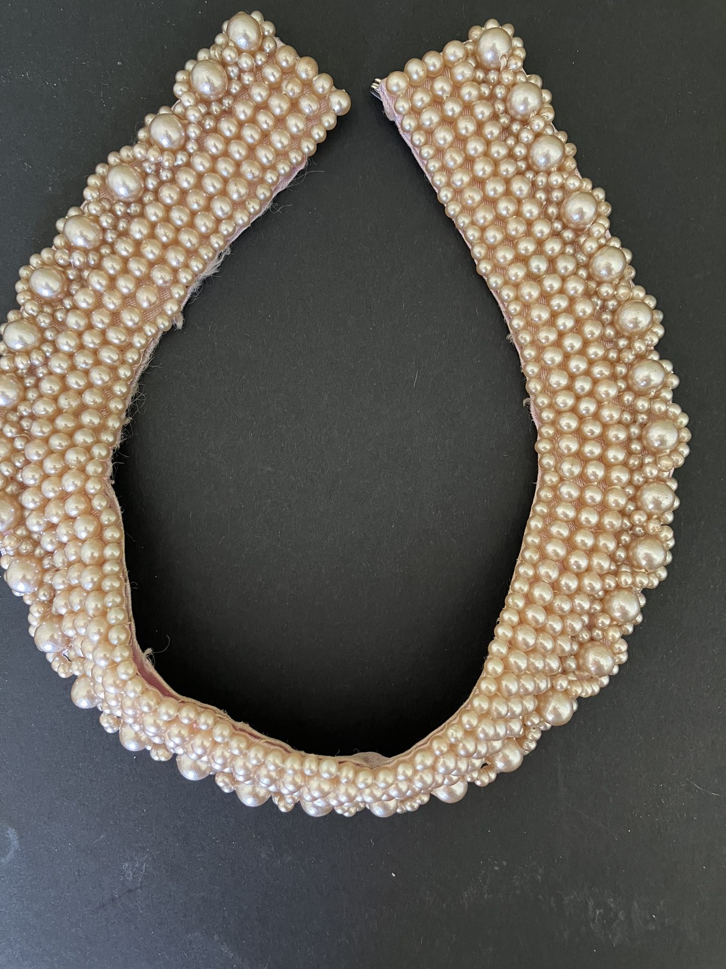 Vintage 50s Miranda Japan  Faux Pearl Necklace Collar