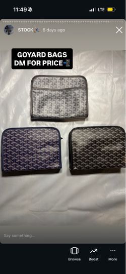 Goyard Bags, Lots of color choices