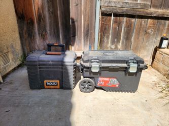 Rigid and Craftsman tool box