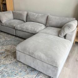 NEW Grey cloud Sectional 
