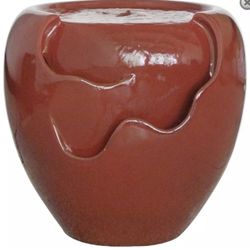 Outdoor fountains Red Fountain Pot M11