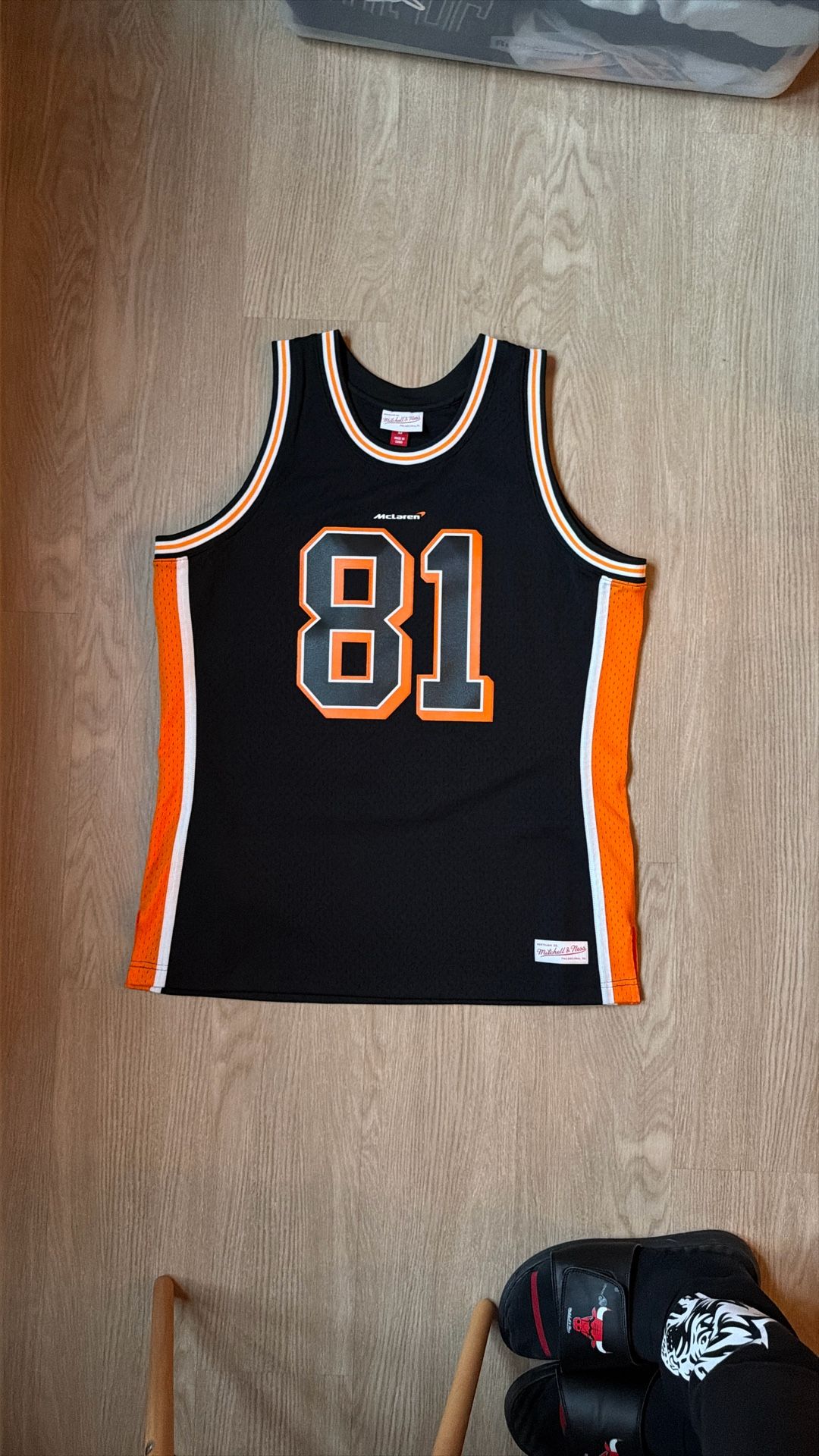 Size Large Mitchell And Ness Swingman Jersey McLaren Racing Piastri 81 NASCAR F1