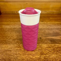 Ello Ogden 16oz Ceramic Magentq Travel Mug with Splash-Resistant Slider Lid and Protective Silicone Sleeve, Perfect for Coffee or Tea, BPA-Free, Dishw