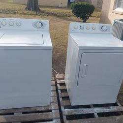 Kingsize Stainless Tub Washer And Dryer Set
