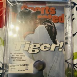 9.2 Graded Tiger Woods Sports Illustrated Magazine 