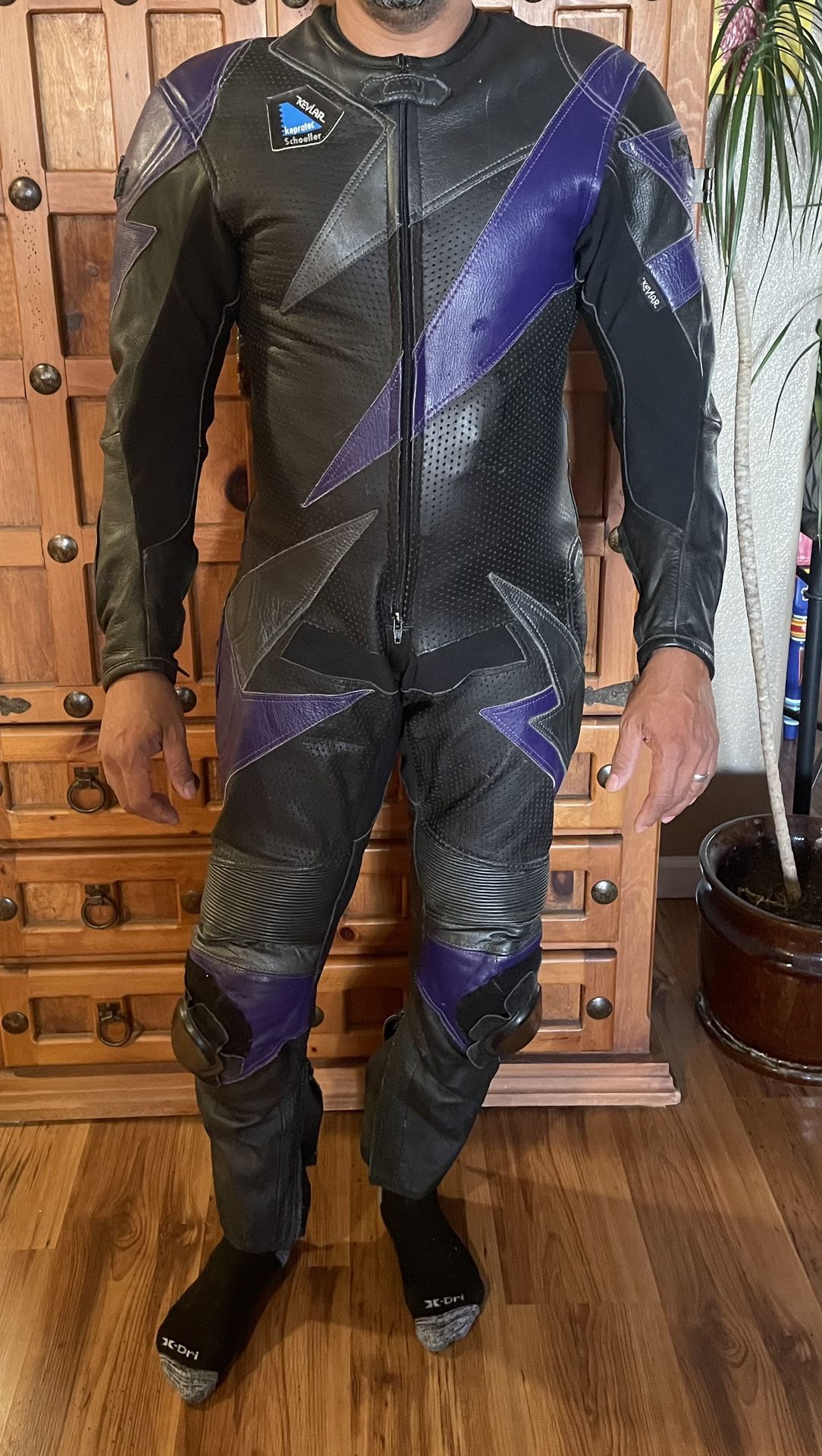 Leather Race Bike Suite