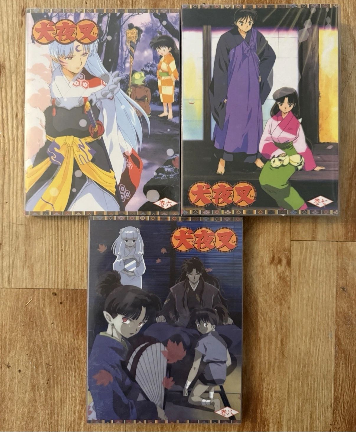 Inuyasha 7 DVD Lot - Japanese Import English Subtitles All Regions Discs 15-21