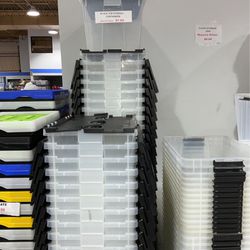 Black Top Storage Containers 