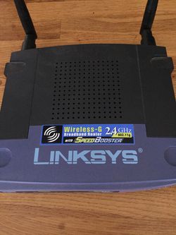 Linksys wireless -G 2.4 ghz broadband router