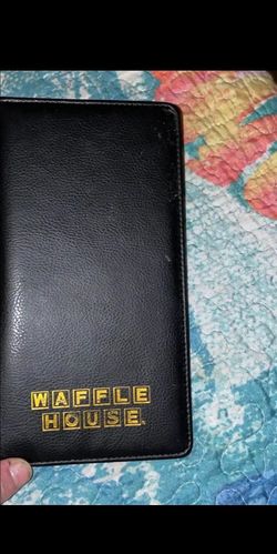 Waffle House Leather Ticket Book Holder