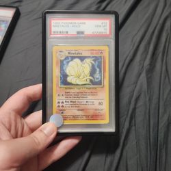 BASE SET UNLIMITED NINETALES POKEMON TCG PSA 10