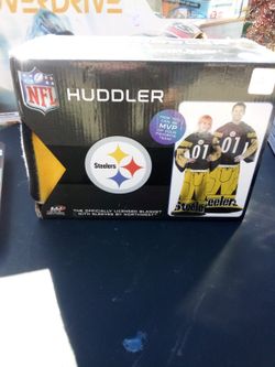 A Steelers Blanket With Sleeves