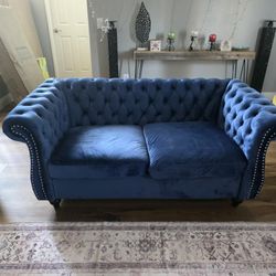Velvet Loveseat 
