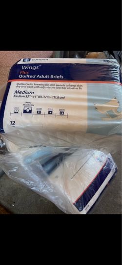 Wings plus adult briefs heavy absorbency