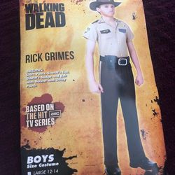 Walking Dead Rick Grimes sheriff costume / Youth halloween coustume / dress up