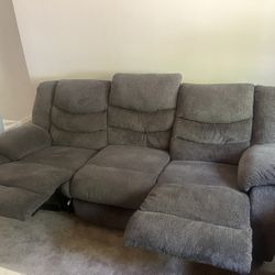 Reclining Sofa And Reclining Love Seat 