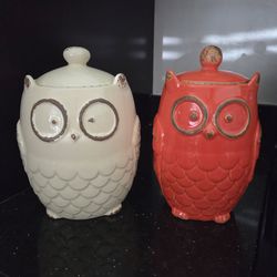 Kitchen Owl Jars