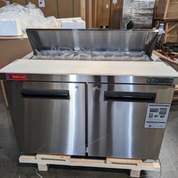 4ft Sandwich Prep Table Refrigerator 