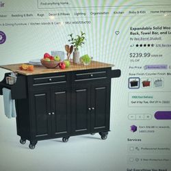 Wayfair Rollable Kitchen Island