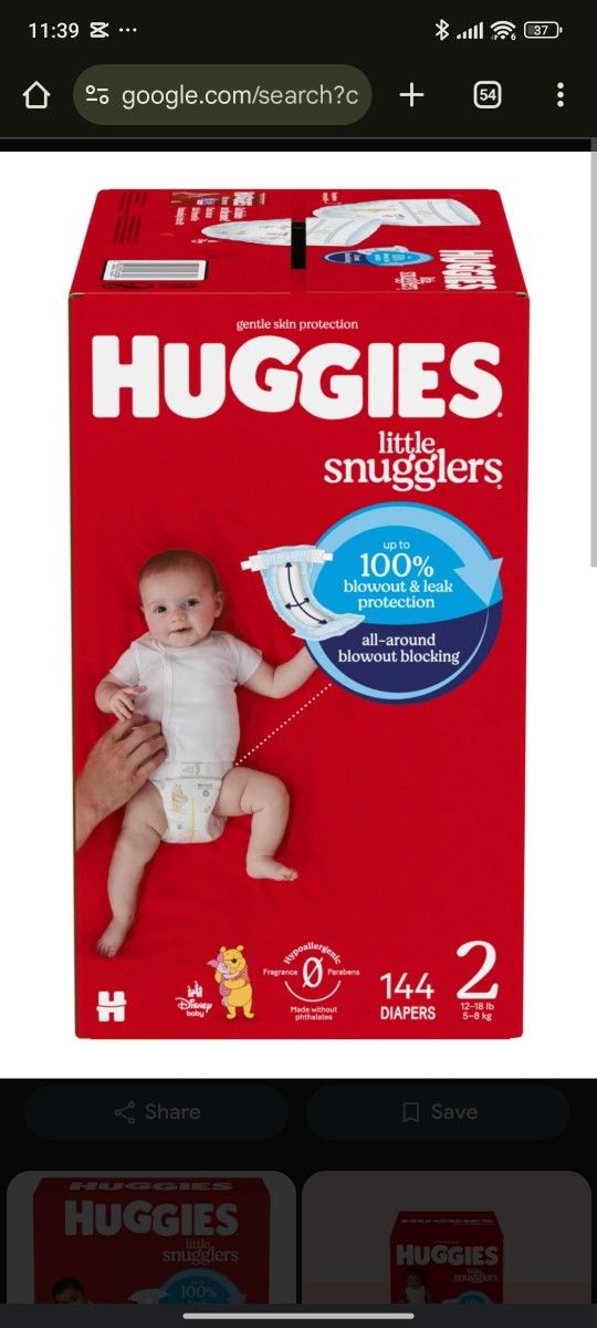 Huggies Snugglers Size 2
