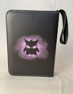Trading Card Zipper Binder For Pokemon Cards 4-Pocket Removable Sleeves  Gengar for Sale in Murrieta, CA - OfferUp