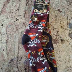 Ed Hardy 2PC SET Of Crew Socks