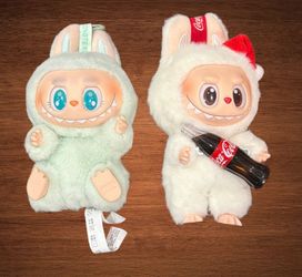 POP MART THE MONSTERS SERIES VINYL FACE COLLECTIBLES  PLUSH ANIMAL. 2 monsters