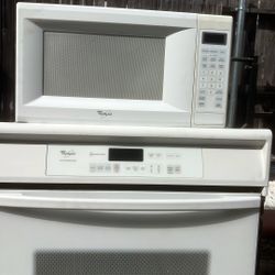 Whirlpool Oven And Microwave Wall Unit 