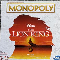 Lion King Monopoly Board Game