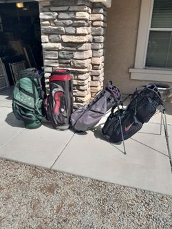 3 different Golf Bags Datrek King Cobra $20 each See All Photos Read Description
