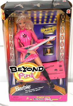 Mattel-Beyond Pink Barbie Doll 1998 -NRFB New In Box! Vintage