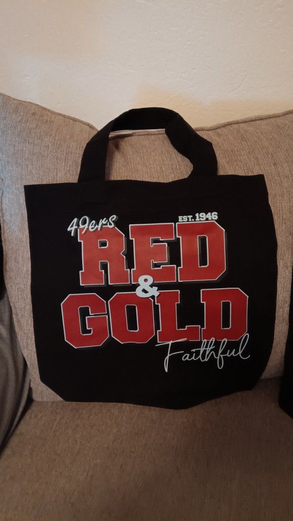 ❤️💛 Brand New 49er Heavy Canvas Tote Bag ❤️💛 $17 